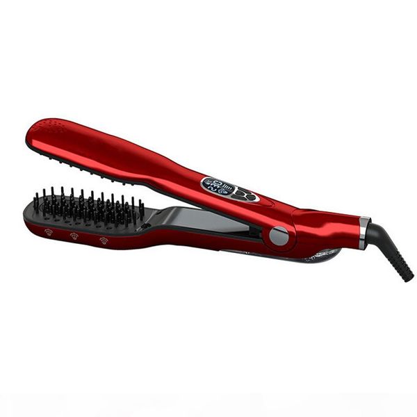 new professional steam moisturizing hair straightener brush with lcd display electric ceramic fast comb steam hair straightener, Black
new professional steam moisturizing hair straightener brush with lcd display electric ceramic fast comb steam hair straightener, Black