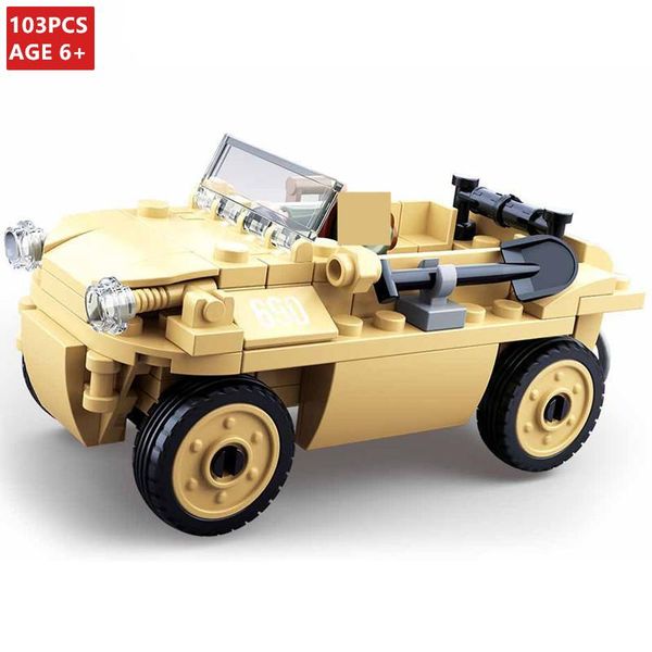 103pcs военный ww2 вс jeep модель немецкой армии цифры войска модели строительные блоки наборы playmobil детские развивающие игрушки wmtmbx
103pcs военный ww2 вс jeep модель немецкой армии цифры войска модели строительные блоки наборы playmobil детские развивающие игрушки wmtmbx