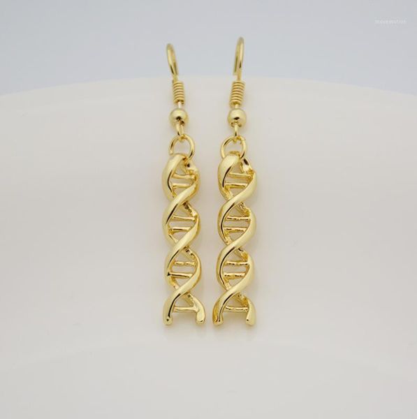 new boho chic science biology dna drop earrings spiral brinco long earrings for women men jewelry from friend gift1, Silver
new boho chic science biology dna drop earrings spiral brinco long earrings for women men jewelry from friend gift1, Silver