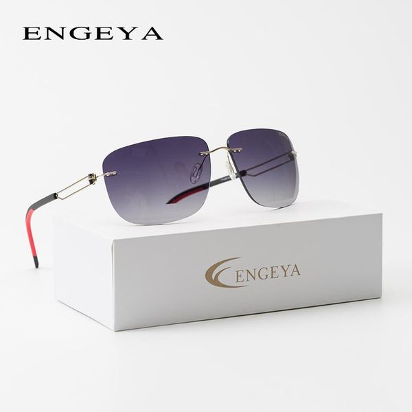 sunglasses engeya metal men polaroid lenses uv400 square designer driving rimless sun glasses #t11008, White;black
sunglasses engeya metal men polaroid lenses uv400 square designer driving rimless sun glasses #t11008, White;black