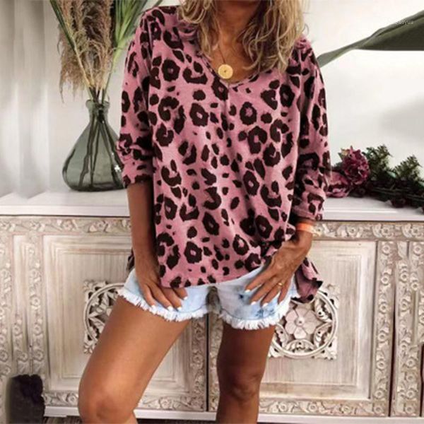 fashion women leopard print tshirt spring autumn thin long sleeve v-neck casual loose plus size t-shirt s-5xl1, White
fashion women leopard print tshirt spring autumn thin long sleeve v-neck casual loose plus size t-shirt s-5xl1, White