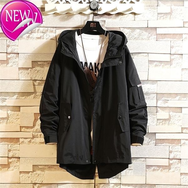 2020 casual mens windbreaker jackets long trench coat for men spring autumn winter clothes, Black
2020 casual mens windbreaker jackets long trench coat for men spring autumn winter clothes, Black