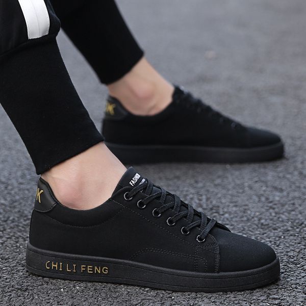 boys school men canvas comfortable spring runway male sneakers lace-up casual men's shoes, Black
boys school men canvas comfortable spring runway male sneakers lace-up casual men's shoes, Black