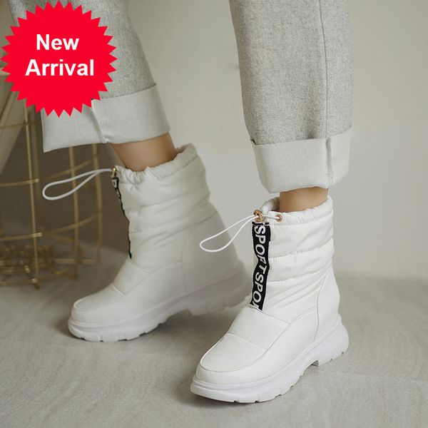 2021 the new sweet-toed round-foot warm winter plush snow black-up black tie-up white heel platform feminine size boots 434e
2021 the new sweet-toed round-foot warm winter plush snow black-up black tie-up white heel platform feminine size boots 434e