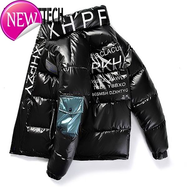 2020 new bright leather winter jacket men casual parka outwear waterproof thicken warm jackets male stand collar windproof coat, Black
2020 new bright leather winter jacket men casual parka outwear waterproof thicken warm jackets male stand collar windproof coat, Black