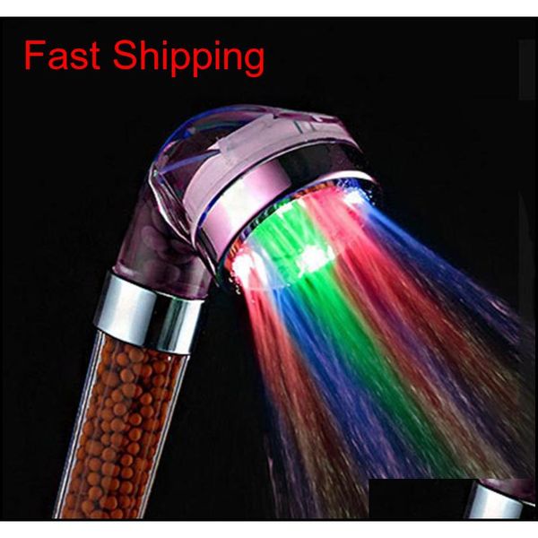 led anion shower spa shower head pressurized water - saving temperature control colorful handheld big ra qyltlj toys2010
led anion shower spa shower head pressurized water - saving temperature control colorful handheld big ra qyltlj toys2010