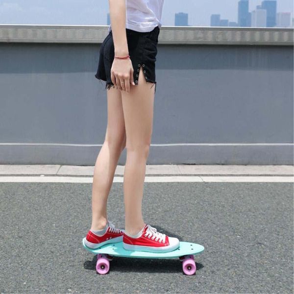skateboarding 23" complete mini cruiser skateboard penny board skate sidewalk road sliding single kicktail hard plastic pu wheels girls
skateboarding 23" complete mini cruiser skateboard penny board skate sidewalk road sliding single kicktail hard plastic pu wheels girls
