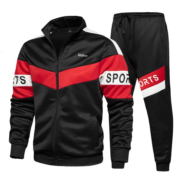 2021 new men's casual stitching tracksuit autumn running pieces sport set men long sleeve sweatshirt sets winter gym clothes 50kg, Black
2021 new men's casual stitching tracksuit autumn running pieces sport set men long sleeve sweatshirt sets winter gym clothes 50kg, Black