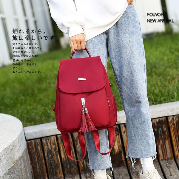 2020 spring new ladies backpack brand lism backpack lightweight oxford cloth tassel backpack college style main bbyuka bdehome
2020 spring new ladies backpack brand lism backpack lightweight oxford cloth tassel backpack college style main bbyuka bdehome