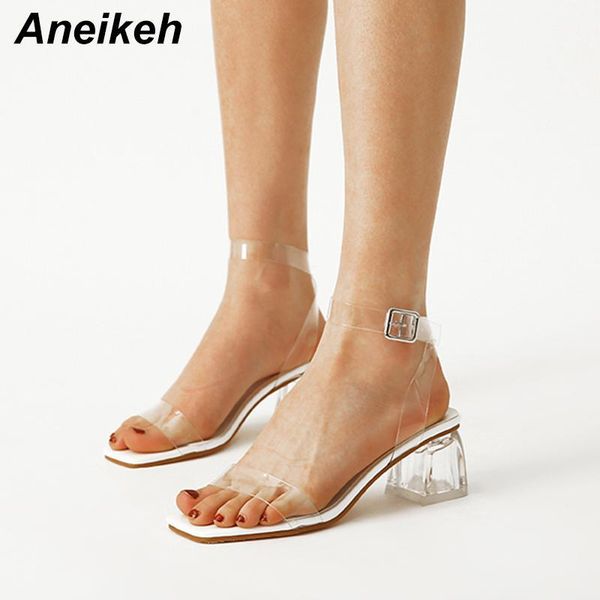 aneikeh summer women shoes jelly sandals ankle-wrap pvc fashion narrow band square heel buckle strap back strap party white1, Black
aneikeh summer women shoes jelly sandals ankle-wrap pvc fashion narrow band square heel buckle strap back strap party white1, Black
