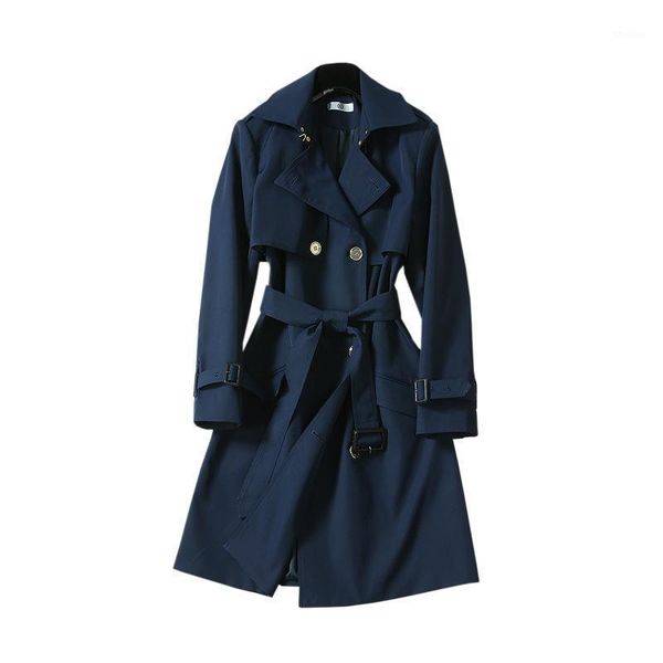 women's trench coats england blue double-breasted trend coat windbreaker casacas para mujer invierno 2021 women long sleeves runway d91, Tan;black
women's trench coats england blue double-breasted trend coat windbreaker casacas para mujer invierno 2021 women long sleeves runway d91, Tan;black