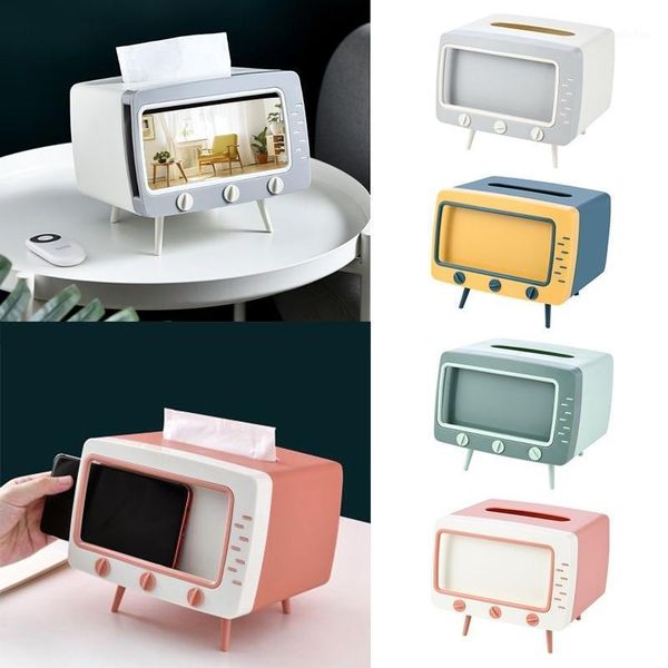 new reative tv tissue box deskpaper holder dispenser storage napkin case organizer with mobile phone holder/1
new reative tv tissue box deskpaper holder dispenser storage napkin case organizer with mobile phone holder/1