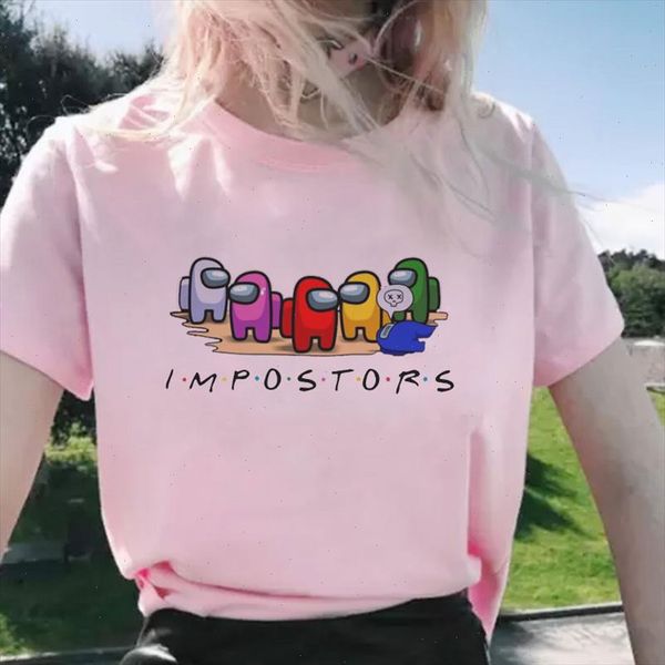 summer video game among us fun kawaii t shirt women harajuku anime t shirt impostor fashion graphic pink tshirt hip hop top, White
summer video game among us fun kawaii t shirt women harajuku anime t shirt impostor fashion graphic pink tshirt hip hop top, White