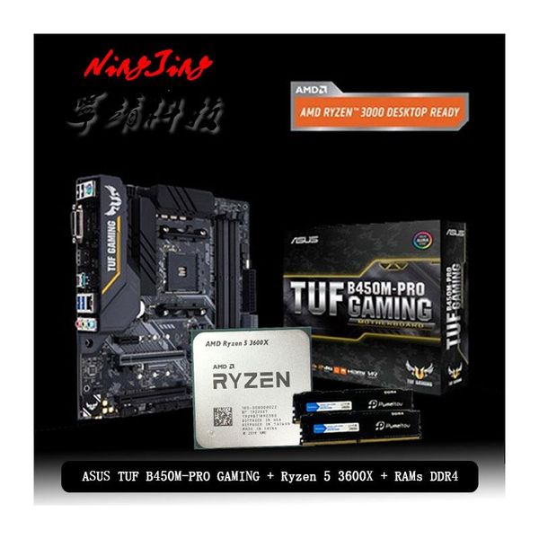 amd ryzen 5 3600x r5 3600x cpu+asus tuf b450m pro gaming motherboard + pumeitou ddr4 2666mhz rams suit socket am4 without cooler
amd ryzen 5 3600x r5 3600x cpu+asus tuf b450m pro gaming motherboard + pumeitou ddr4 2666mhz rams suit socket am4 without cooler
