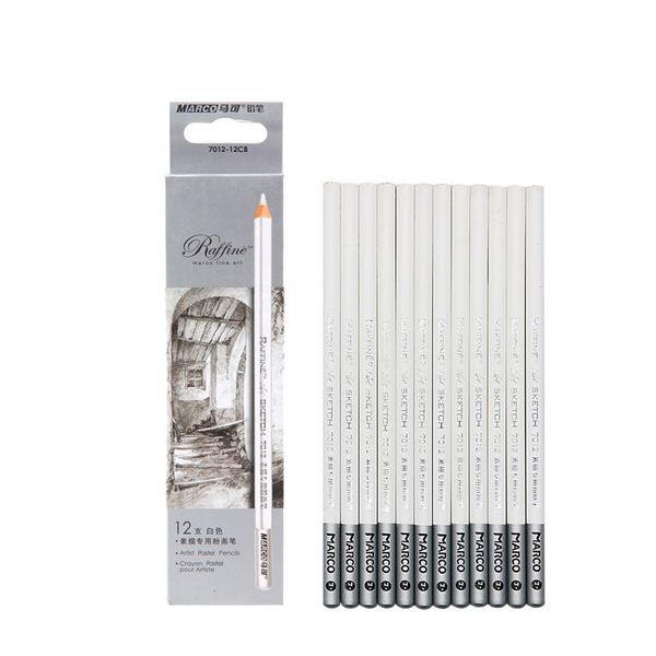 marco7012 sketch highlight pen white pencil soft core colored charcoal pencil for drawing highlight pencil crayon blender pastel y200428
marco7012 sketch highlight pen white pencil soft core colored charcoal pencil for drawing highlight pencil crayon blender pastel y200428