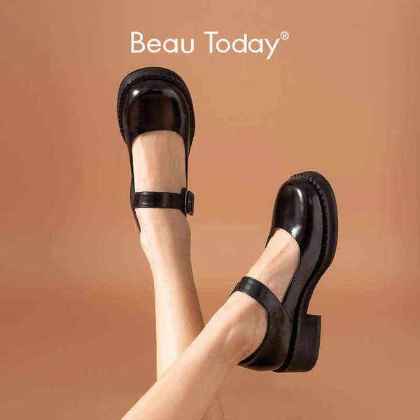 women's lolita cow leather shoes round head flat buckle and belt handmade 28407 2 9, Black
women's lolita cow leather shoes round head flat buckle and belt handmade 28407 2 9, Black