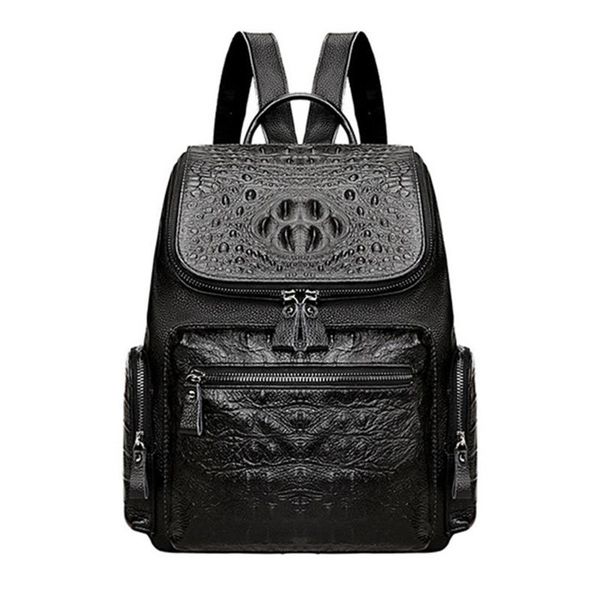 genuine leather knapsack ladies crocodile pattern women backpack girl schoolbags travel bags shoulder bag backpack
genuine leather knapsack ladies crocodile pattern women backpack girl schoolbags travel bags shoulder bag backpack