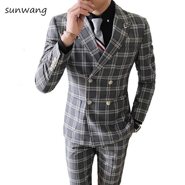 sunwang men custom made lattice mens 2 piece suit tailor made slim fit wedding suits for men blazer (jacket+pants) plus size 4xl, White;black
sunwang men custom made lattice mens 2 piece suit tailor made slim fit wedding suits for men blazer (jacket+pants) plus size 4xl, White;black