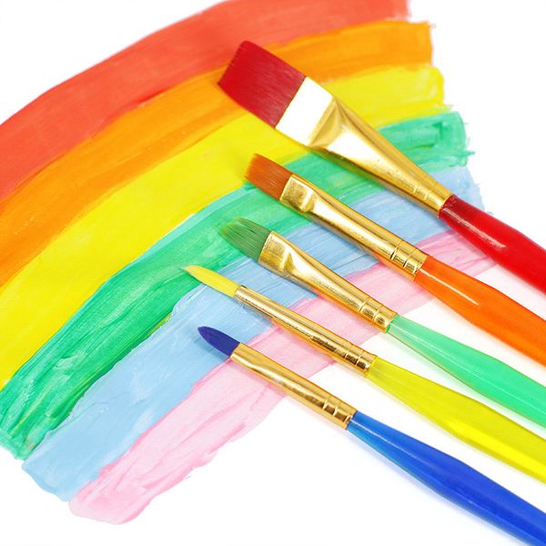 6pcs nylon brushes for drawing set 2021 childrens art painting supplies for watercolor paint pen school stationery, Black;red
6pcs nylon brushes for drawing set 2021 childrens art painting supplies for watercolor paint pen school stationery, Black;red