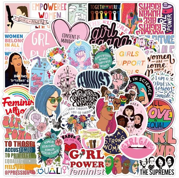50pcs/lot feminist stickers for lapbumper,water bottles,computer,phone,hard hat,car diy waterproof decal sticker
50pcs/lot feminist stickers for lapbumper,water bottles,computer,phone,hard hat,car diy waterproof decal sticker
