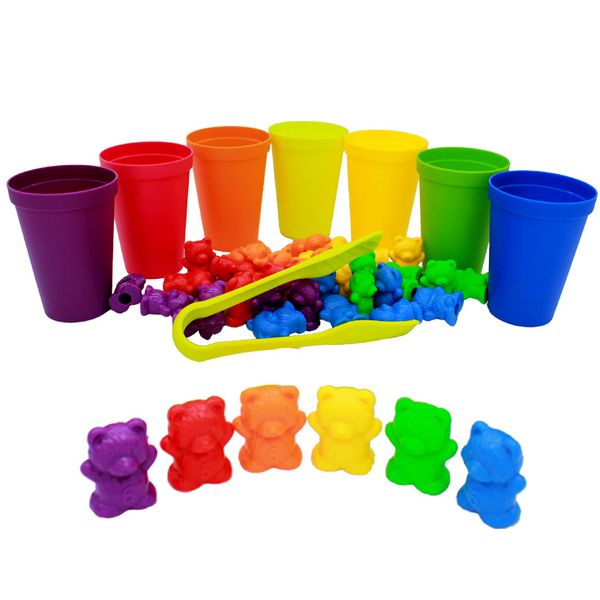 bears children's cups sensory sorting montessori counting math toys matching game early learning educational for kids gift
bears children's cups sensory sorting montessori counting math toys matching game early learning educational for kids gift