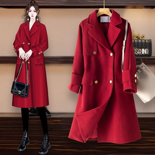 new 2021 winter korean women solid jackets wool&blends casual office coats long sleeve elegant female jacket woolen coat clothes1, Black
new 2021 winter korean women solid jackets wool&blends casual office coats long sleeve elegant female jacket woolen coat clothes1, Black