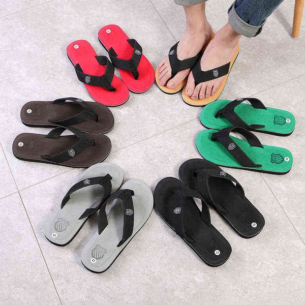 men summer flip flops beach sandals anti-slip casual flat shoes slippers zapatos chanclas de hombre chaussure homme y220307, Black
men summer flip flops beach sandals anti-slip casual flat shoes slippers zapatos chanclas de hombre chaussure homme y220307, Black
