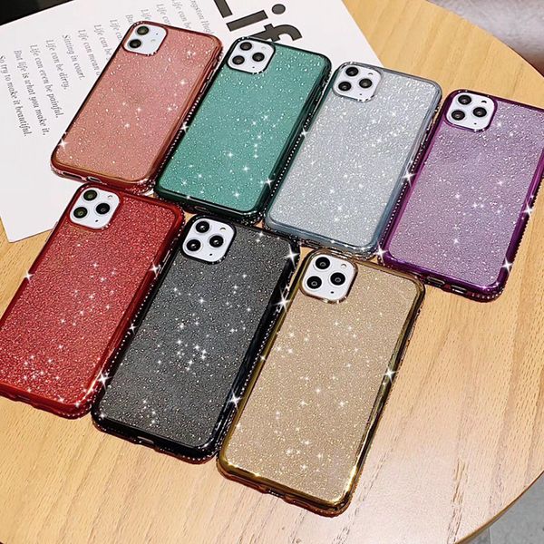glitter rhinestone electroplate designer phone case for iphone 12 11 pro xs max xr 8 7 6 plus diamond sequins frame back cover
glitter rhinestone electroplate designer phone case for iphone 12 11 pro xs max xr 8 7 6 plus diamond sequins frame back cover