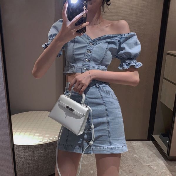 ohldm independent design niche suit denim summer slim women's coattwo-piece waist skirt set high set kdujm, Gray
ohldm independent design niche suit denim summer slim women's coattwo-piece waist skirt set high set kdujm, Gray