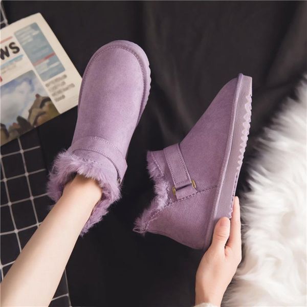snow boots women's short tube cotton boots fashion versatile student short winter thick soled plush women's cotton shoes, Black
snow boots women's short tube cotton boots fashion versatile student short winter thick soled plush women's cotton shoes, Black