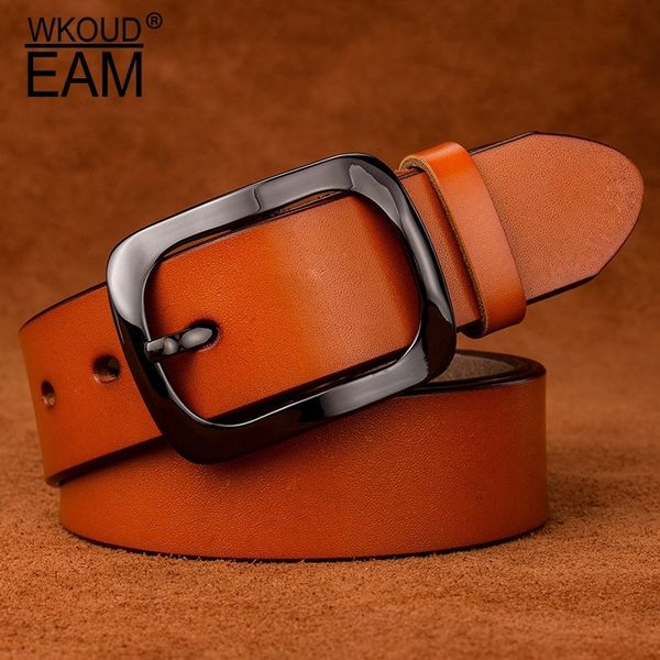 wkoud eam 2020 new metal pin buckle genuine leather belt for women korea wild casual waistband female corset belt lady pf211 t200427, Black;brown
wkoud eam 2020 new metal pin buckle genuine leather belt for women korea wild casual waistband female corset belt lady pf211 t200427, Black;brown