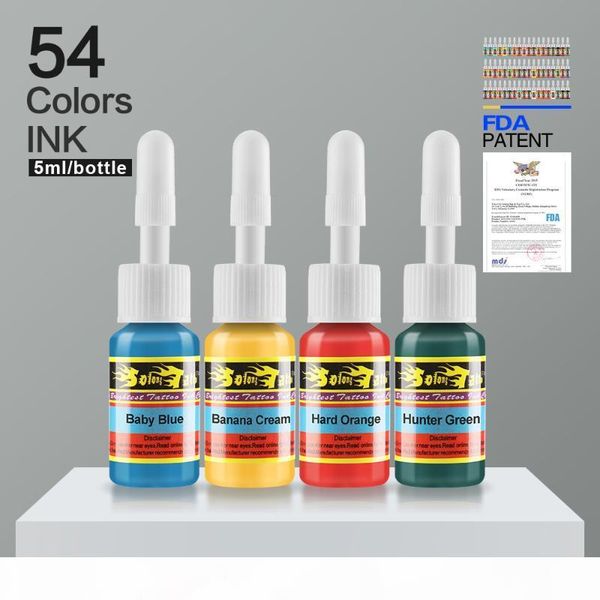 solong small tattoo pigment 5ml color tattoo ink 54 color pigment set ink material cartridge pen pens
solong small tattoo pigment 5ml color tattoo ink 54 color pigment set ink material cartridge pen pens