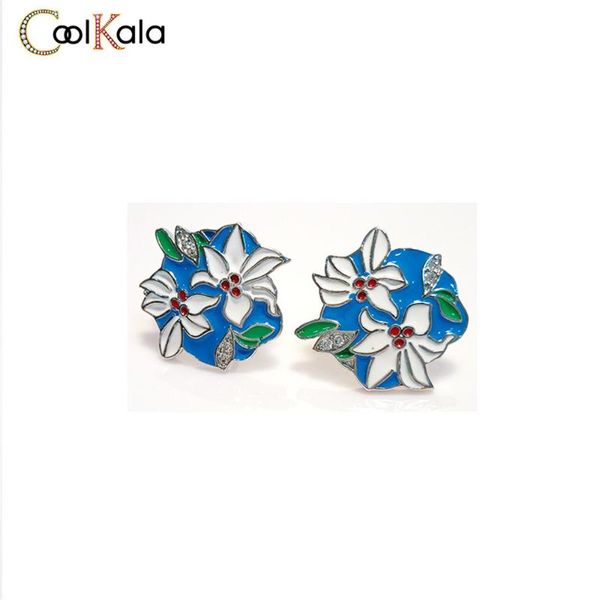 stud coolkala art enamel painted cartoon oil painting orchid earrings, Golden;silver
stud coolkala art enamel painted cartoon oil painting orchid earrings, Golden;silver