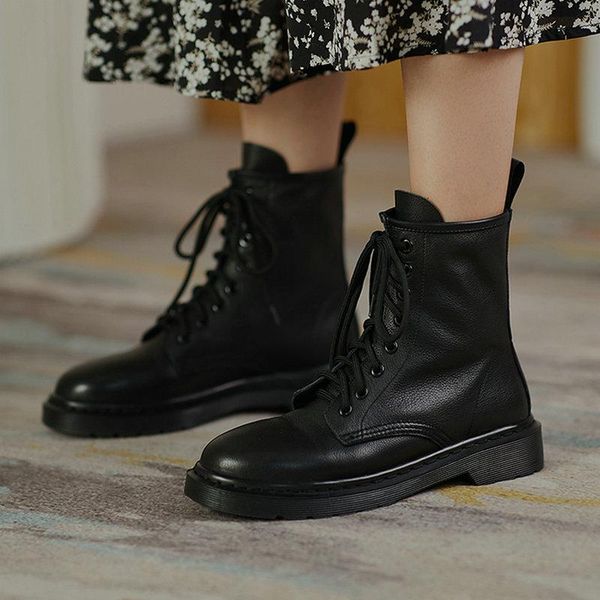 eshtonshero 2020 woman shoes ankle boots leather white lace up square high heel women round toe ladies motorcycle boots size 3-9, Black
eshtonshero 2020 woman shoes ankle boots leather white lace up square high heel women round toe ladies motorcycle boots size 3-9, Black