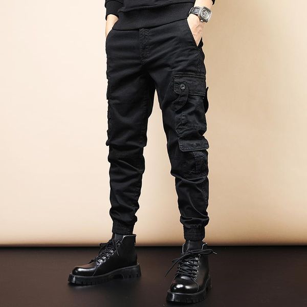 winter black multi pocket cargo pants men streetwear hip hop casual slim fit cotton trousers
winter black multi pocket cargo pants men streetwear hip hop casual slim fit cotton trousers