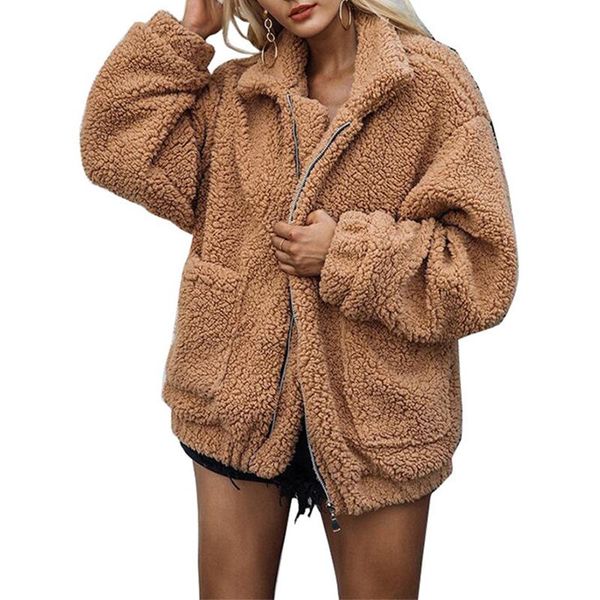 women's fur & faux 2021 winter arrival women fashion fluffy warm coat lady teddy coats shaggy jacket zipper outwear jackets pc306, Black
women's fur & faux 2021 winter arrival women fashion fluffy warm coat lady teddy coats shaggy jacket zipper outwear jackets pc306, Black