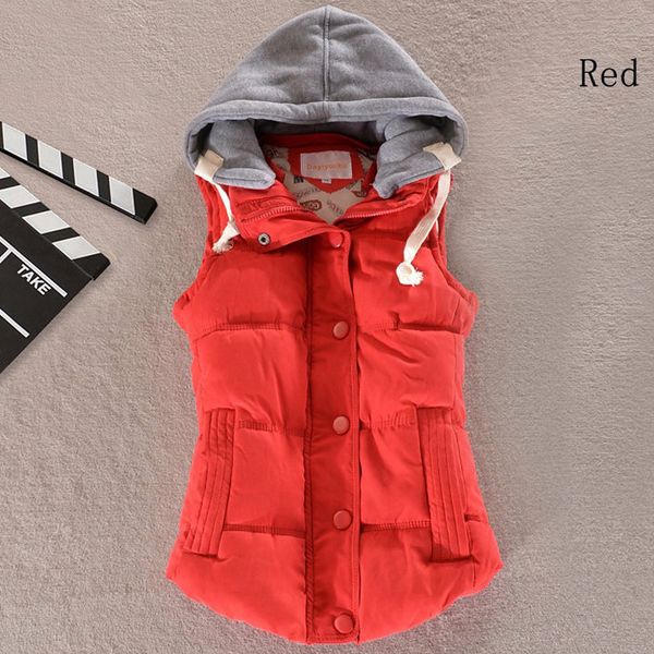 2021 newsleeveless jacket women hooded slim short winter women's vest plus size with buttons cotton padded thick outwear ybqs, Black;white
2021 newsleeveless jacket women hooded slim short winter women's vest plus size with buttons cotton padded thick outwear ybqs, Black;white