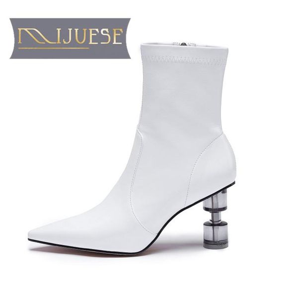 mljuese 2021 women ankle boots patent leather winter short plush pointed toe zipper platform high heels female boots size 40, Black
mljuese 2021 women ankle boots patent leather winter short plush pointed toe zipper platform high heels female boots size 40, Black