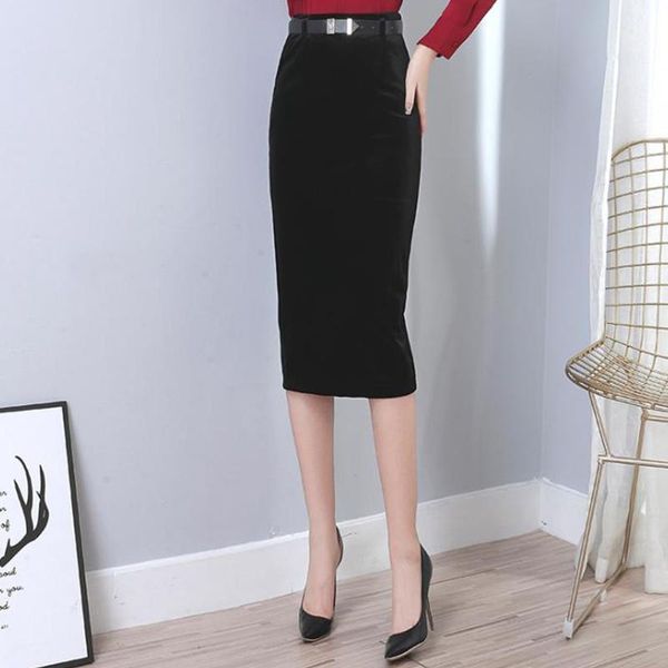 winter long velvet skirt women high waist slim fit sheath bodycon pencil skirt black office work business clothing midi skirts1
winter long velvet skirt women high waist slim fit sheath bodycon pencil skirt black office work business clothing midi skirts1