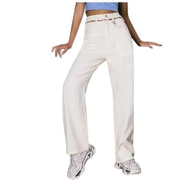 women's jeans baggy women solid color denim button straight high waist pocket trousers thin section loose pants streetwear#lr3, Blue
women's jeans baggy women solid color denim button straight high waist pocket trousers thin section loose pants streetwear#lr3, Blue