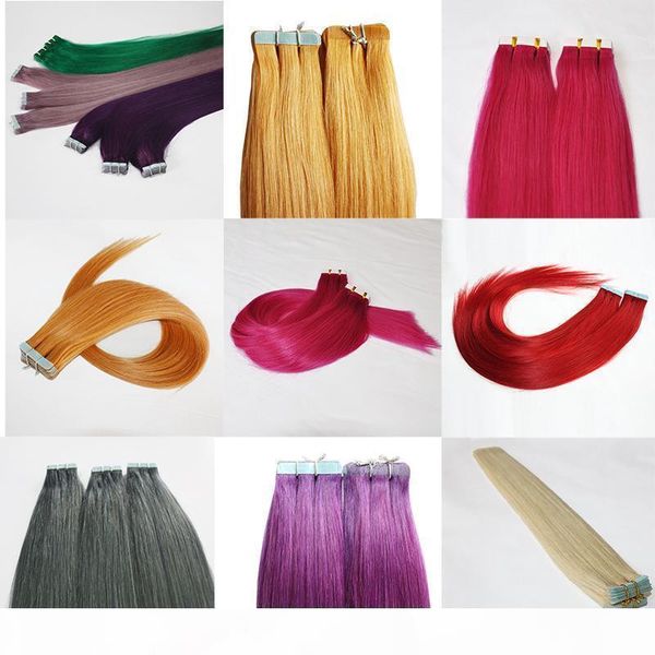 ce ceitification wholesale factory directly 2.0g 2.5g piece 60pcs lotbrizilian virgin human hair gray color tape hair extensions, Black
ce ceitification wholesale factory directly 2.0g 2.5g piece 60pcs lotbrizilian virgin human hair gray color tape hair extensions, Black
