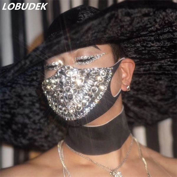 fashion pearl rhinestones mask male female stage accessories prom party show crystals masked dj singer dancer ornament costume 1007
fashion pearl rhinestones mask male female stage accessories prom party show crystals masked dj singer dancer ornament costume 1007
