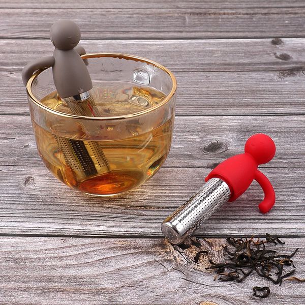 cute silicone tea filter lovely humanoid 304 stainless steel tea strainer creative practical tea infuser gadgets vtky2240
cute silicone tea filter lovely humanoid 304 stainless steel tea strainer creative practical tea infuser gadgets vtky2240