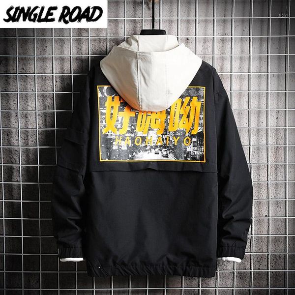 singleroad mens hooded jacket men 2020 black graphic windbreaker coat korean style hip hop japanese streetwear harajuku jackets1, Black;brown
singleroad mens hooded jacket men 2020 black graphic windbreaker coat korean style hip hop japanese streetwear harajuku jackets1, Black;brown