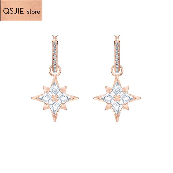 qsjie swa new fashion romantic jewelry girl gift crystal star earrings charming fashion jewelry, Golden;silver
qsjie swa new fashion romantic jewelry girl gift crystal star earrings charming fashion jewelry, Golden;silver