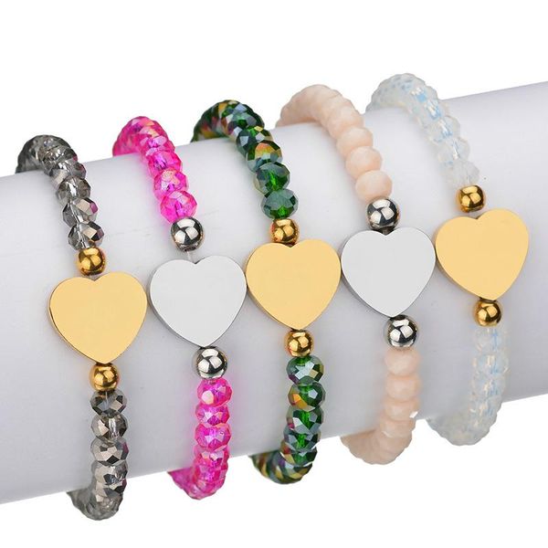 love heart stainless steel charm bracelets crystal beads elastic rope bracelets for women couple party jewelry bileklik gift, Black
love heart stainless steel charm bracelets crystal beads elastic rope bracelets for women couple party jewelry bileklik gift, Black