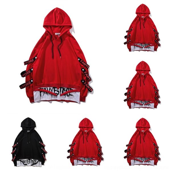 z6itw ins super fire ribbon coat sweaterhoodie sweatersweater for men and women two hop hoodies hip fake guochao bf wide songyuan night coat, Black
z6itw ins super fire ribbon coat sweaterhoodie sweatersweater for men and women two hop hoodies hip fake guochao bf wide songyuan night coat, Black