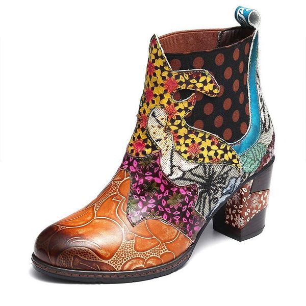 ethnic women's shoes autumn ankle boots fashion pu leather zipper ladies botas fashion print female high heels woman footwear, Black
ethnic women's shoes autumn ankle boots fashion pu leather zipper ladies botas fashion print female high heels woman footwear, Black