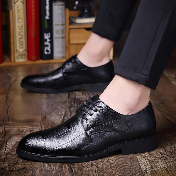 mens oxford shoes casual luxury british style oxford shoes for men lace up men's office loafers fashion casual footwear, Black
mens oxford shoes casual luxury british style oxford shoes for men lace up men's office loafers fashion casual footwear, Black