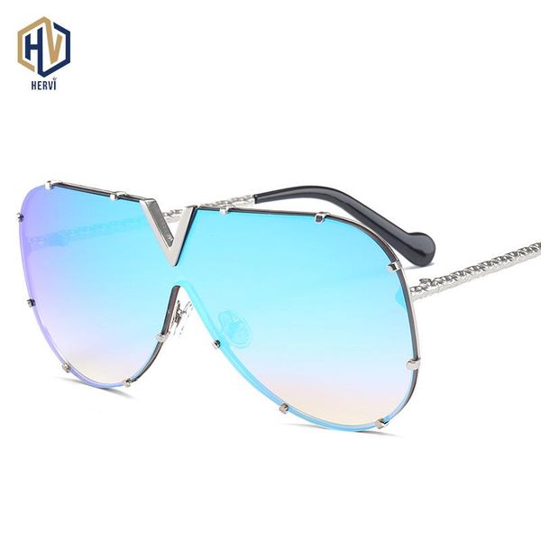 men women sunglasses siamese glasses hemmin metal texture mirror leg personality design outside frame silica gel nose pads, White;black
men women sunglasses siamese glasses hemmin metal texture mirror leg personality design outside frame silica gel nose pads, White;black